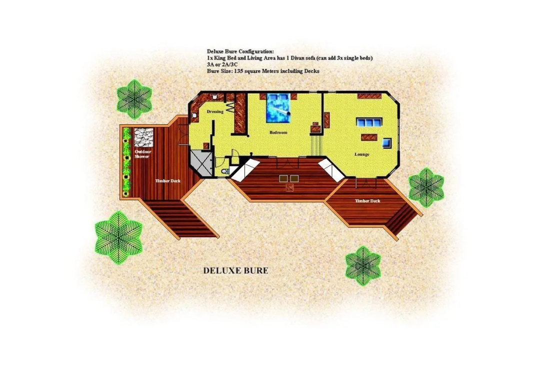 Yasawa Island Resort & Spa — a room