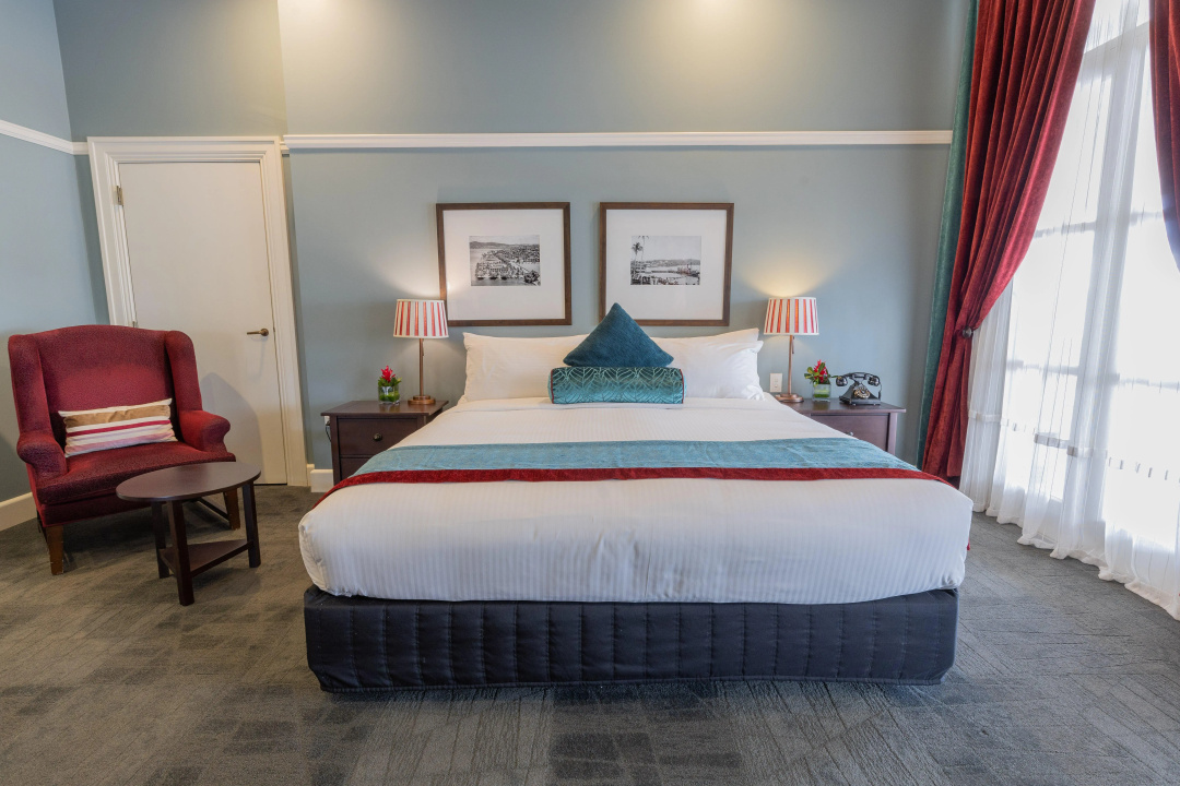 Grand Pacific Hotel Fiji — a room