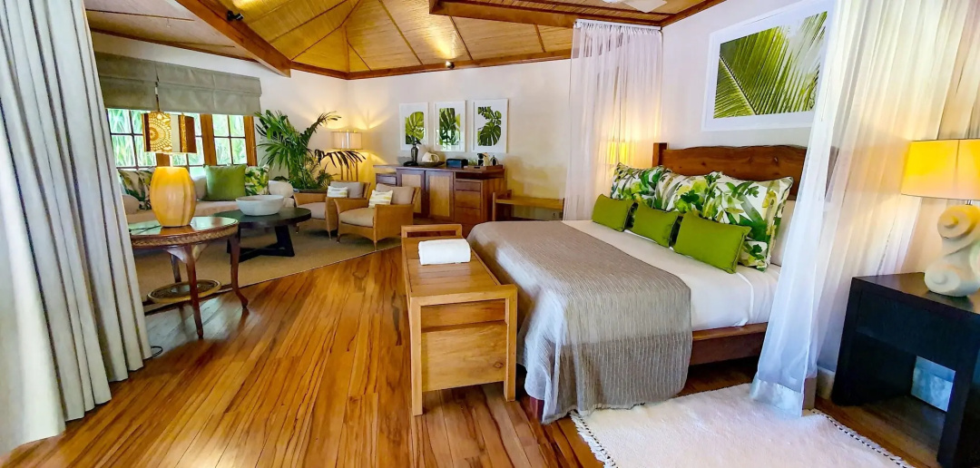 Denis Private Island — a room