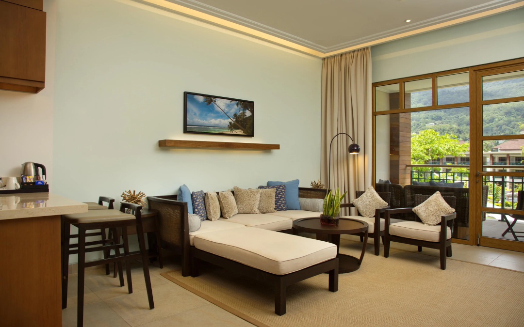Savoy Seychelles Resort & Spa — a balcony