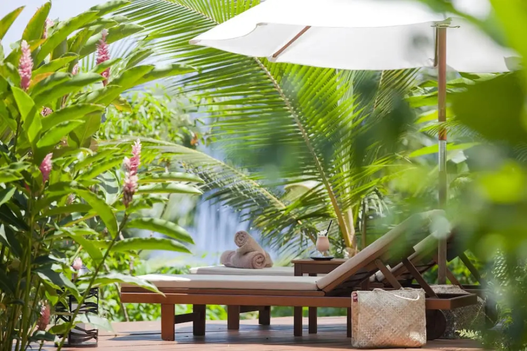 Laucala Island — the beach
