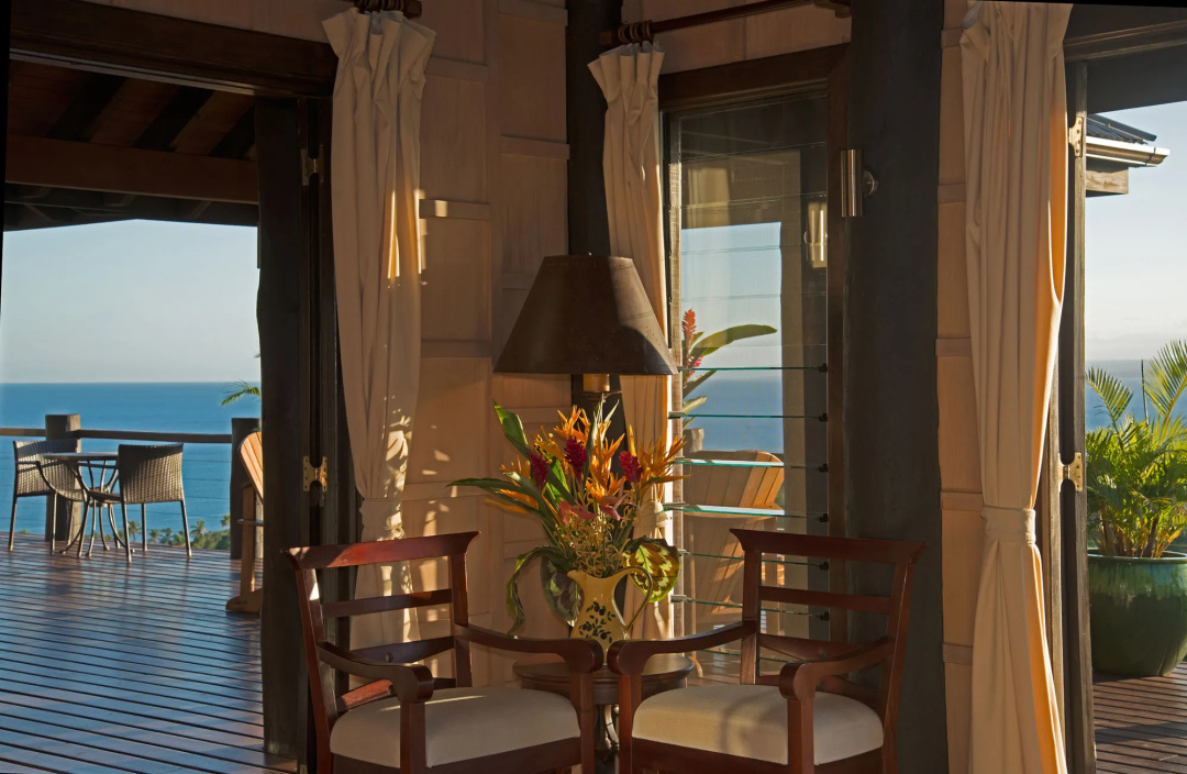 Emaho Sekawa Resort — a balcony