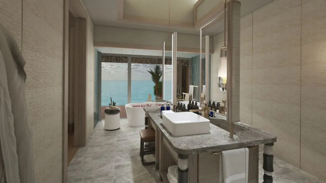 JW Marriott Maldives Kaafu Atoll Island Resort — a bathroom