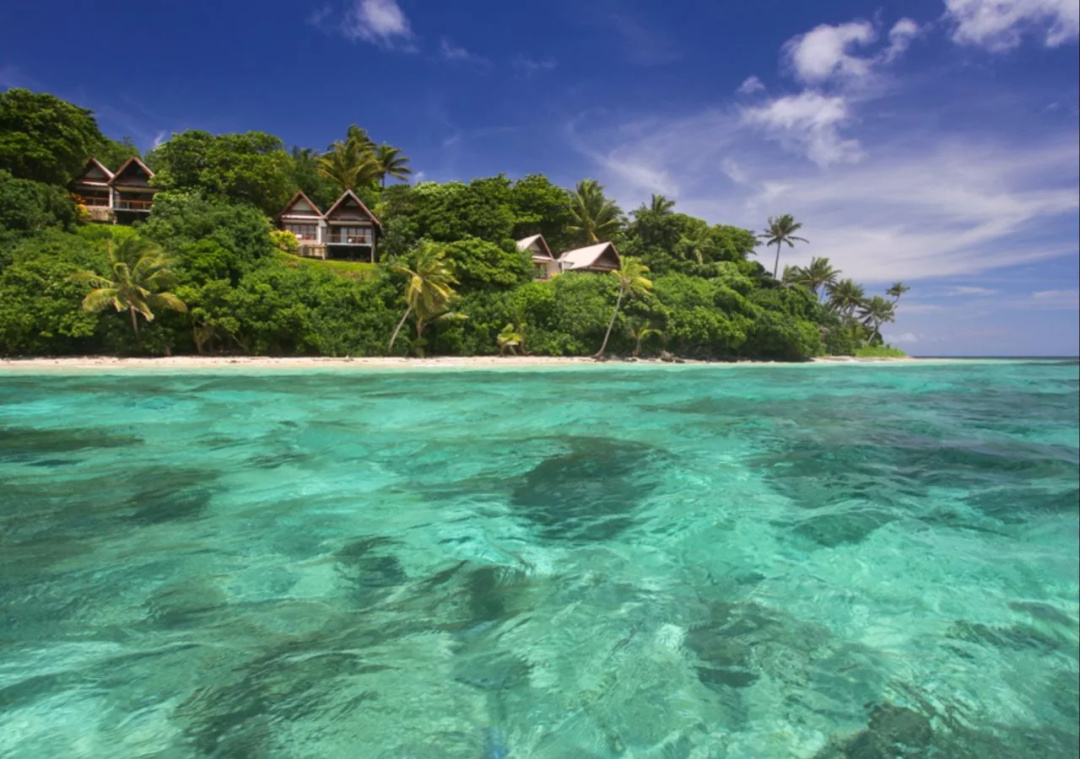 Royal Davui Island Resort — the beach