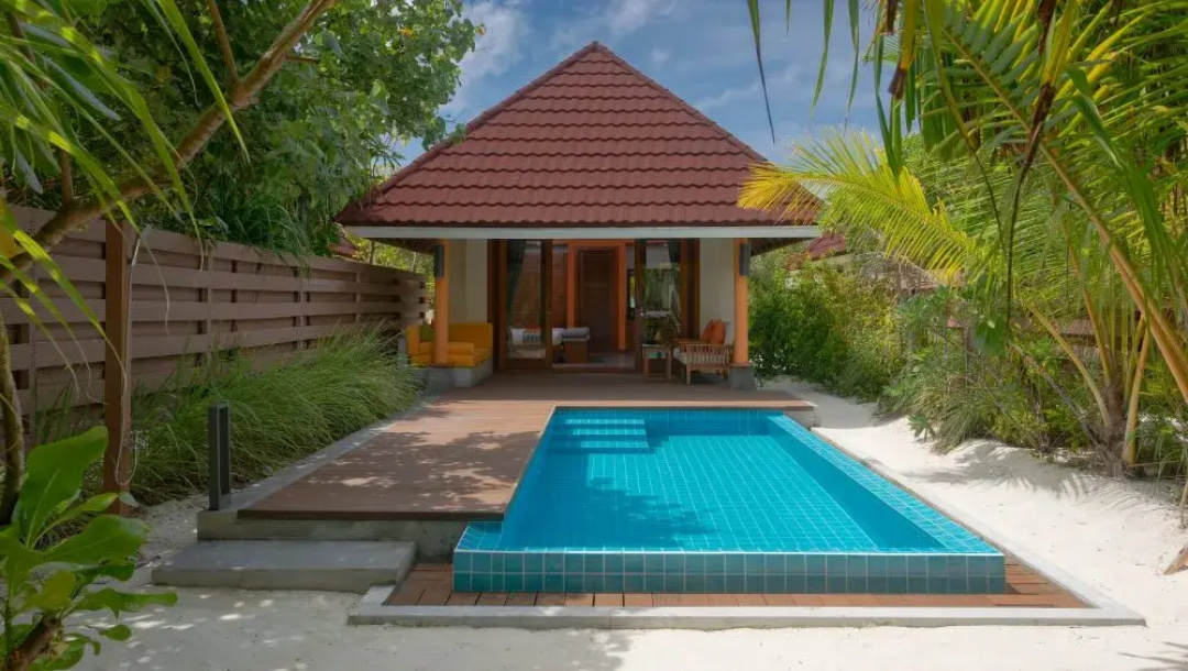 Dhigufaru Island Resort — the pool