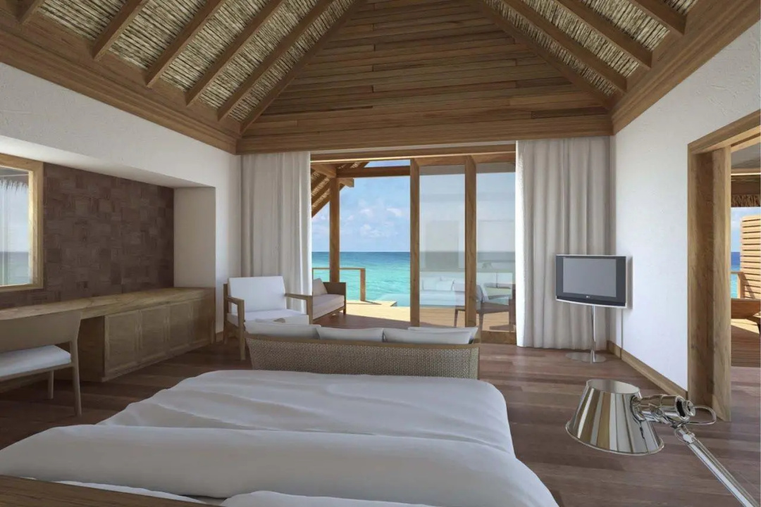 Fushifaru Maldives Resort — a balcony