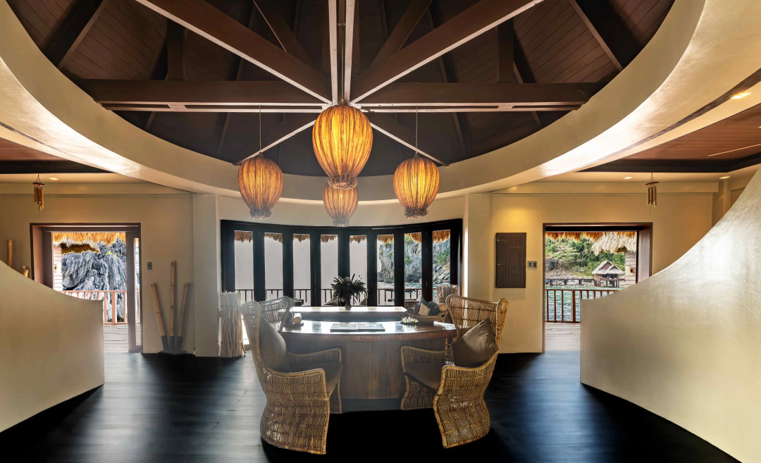 Cauayan Island Resort — the lobby