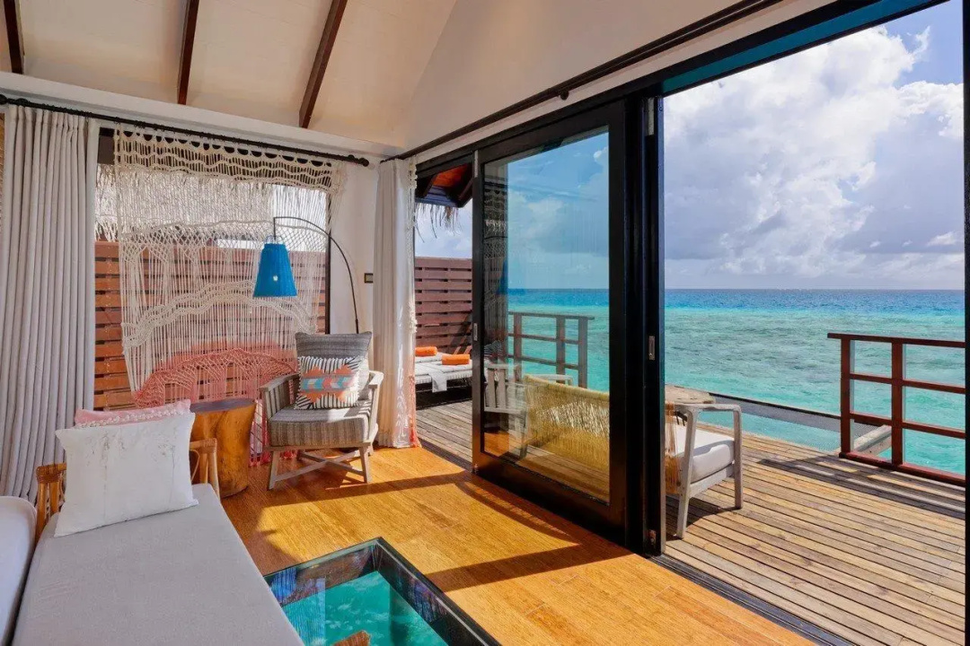 Grand Park Kodhipparu Maldives — a balcony