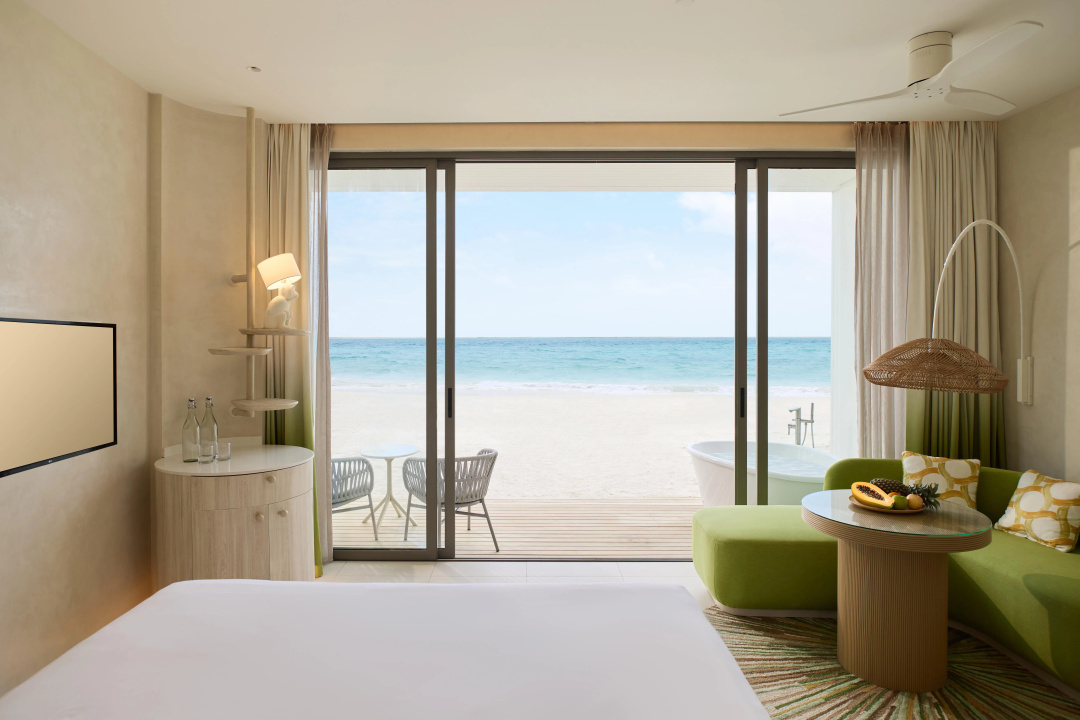 Centara Mirage Lagoon Maldives — a balcony