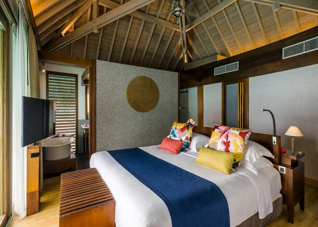 Overwater Bora Bora Island Double Villa