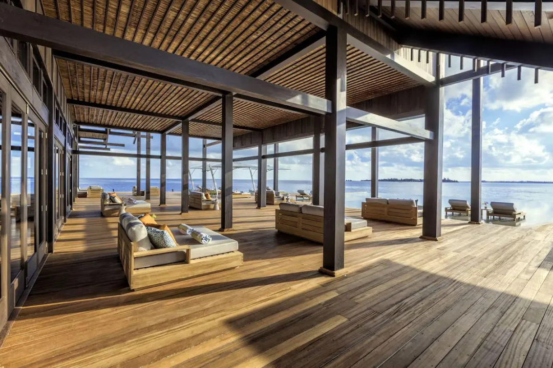 Kudadoo Maldives Private Island — a balcony