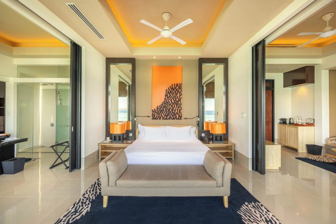 Deluxe Double Pool Villa beachfront