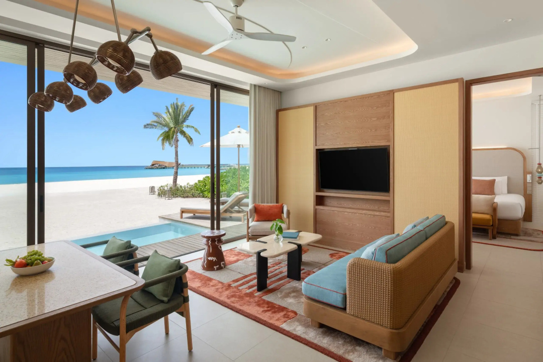 Centara Grand Lagoon Maldives — a balcony