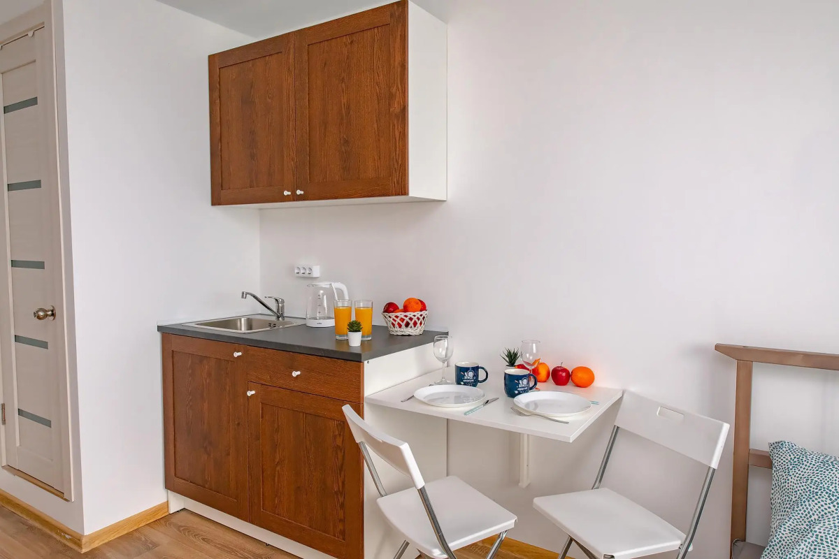 Уютная студия на улице Котельникова