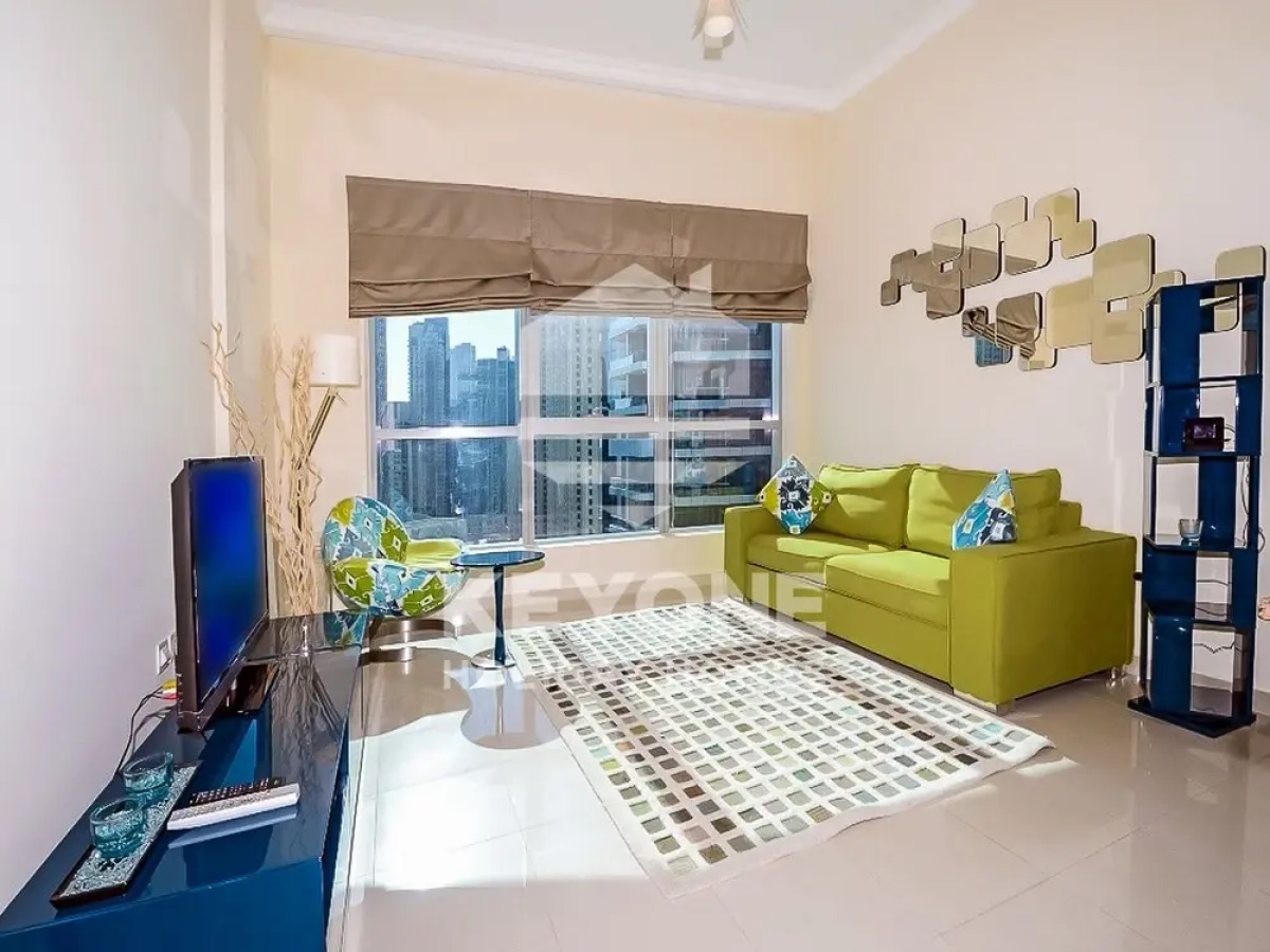 Contemporary One Bedroom with Full Marina View