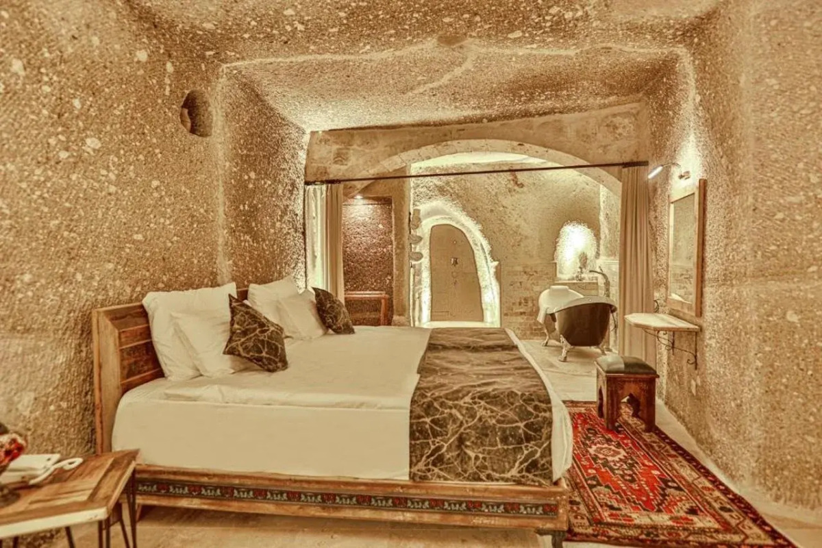 Отель Şah Saray Cave Suites Halal