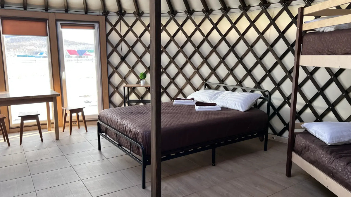 Юмарт озеро Талкас База семейного отдыха