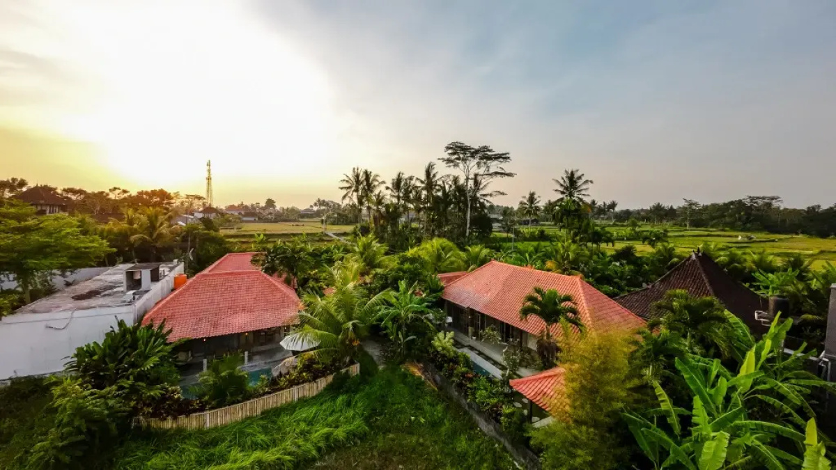 Nyaman Villas by EVDEkimi - Romantic escape among rice fields with Pool, Terrace