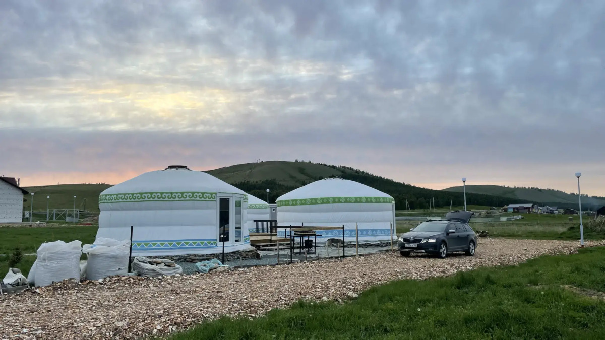 Юмарт озеро Талкас База семейного отдыха