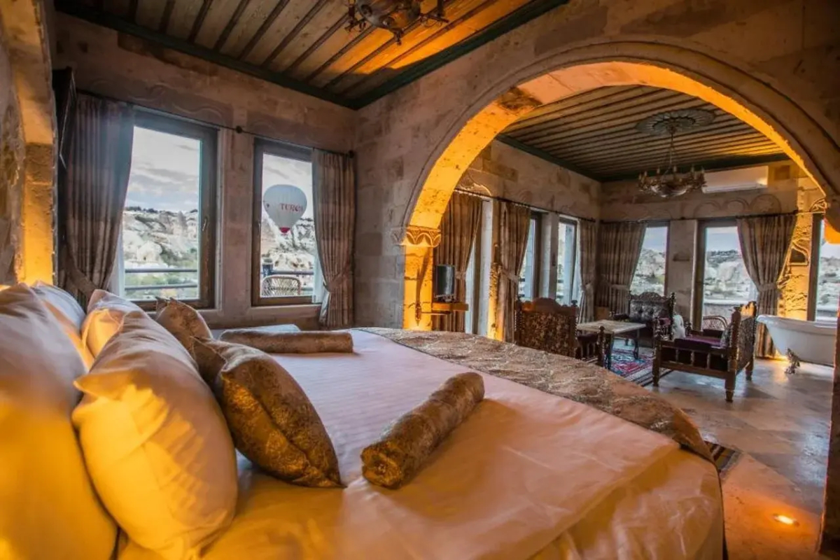 Отель Şah Saray Cave Suites Halal