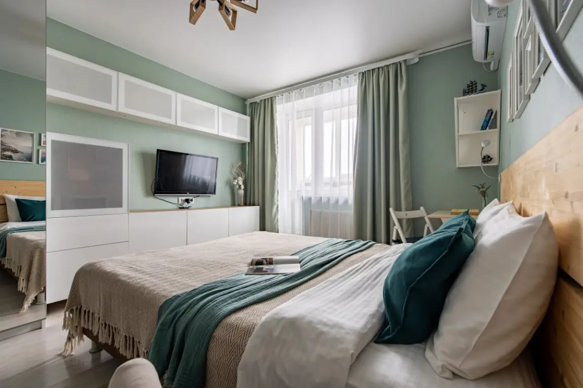 Квартира City view на Металлистов Satin home