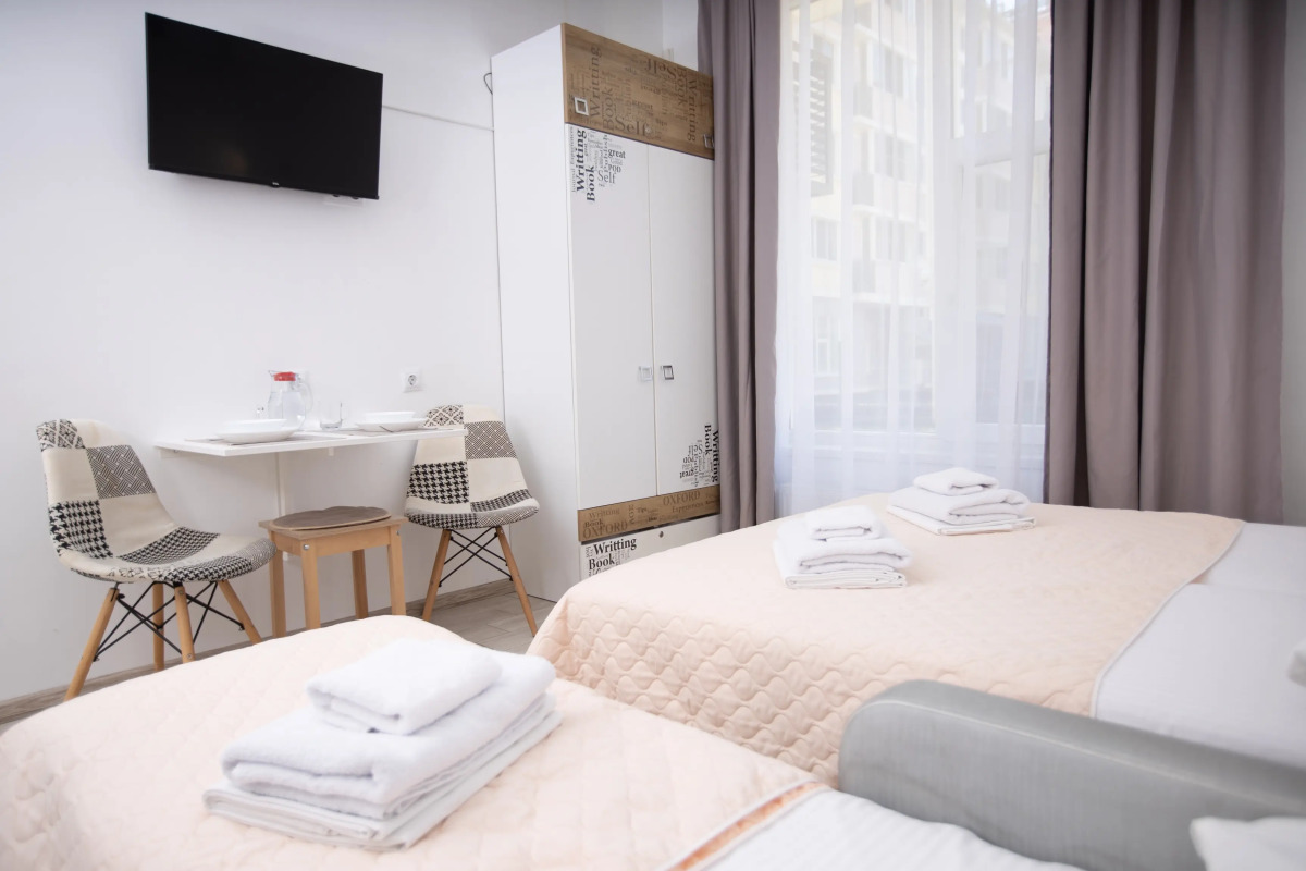 Апартаменты Студия в Сириусе 5 мин до моря, возле Сочи-Парка