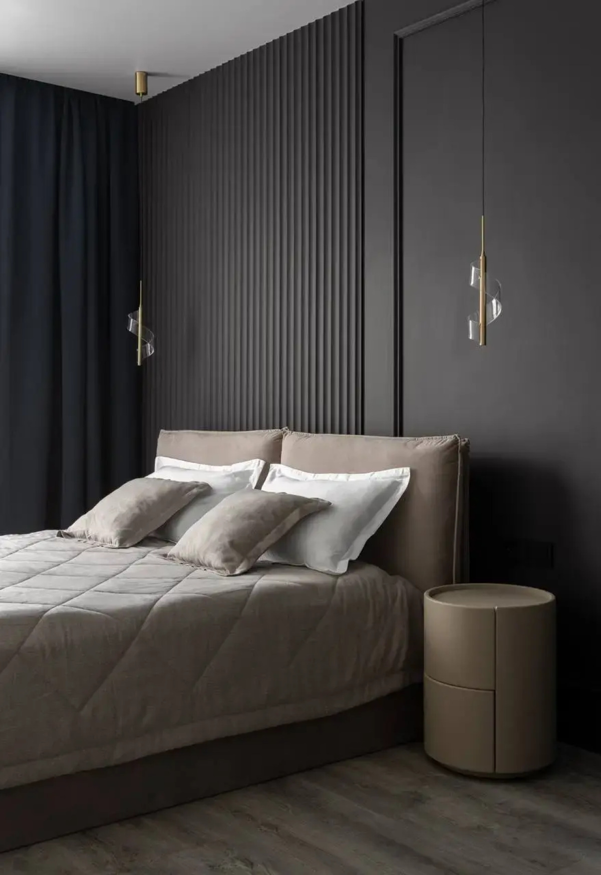 Квартира в синих тонах