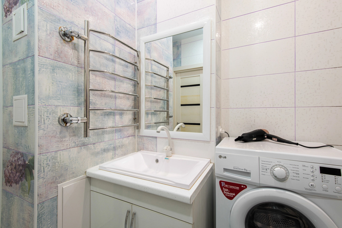 Квартира 2-к у залива в новом доме на Пирогова 2/2 от RentAp, 6 сп.мест