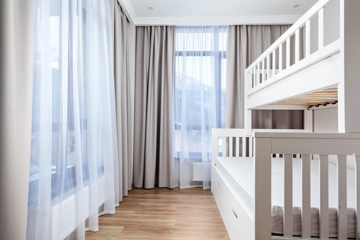 Апартаменты для Большой Семьи с Тремя Балконами