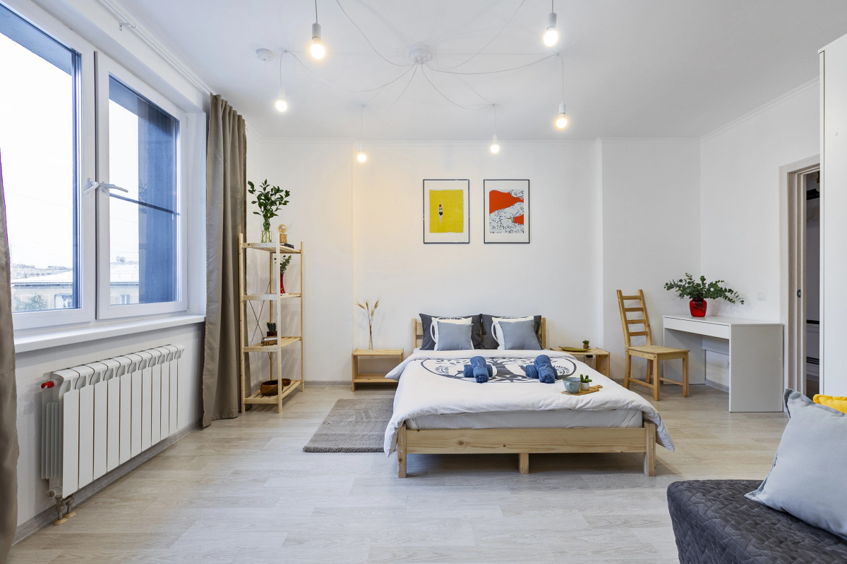 Great view 2-rooms Apartment 2 Min Walk to Raykin Plaza 2