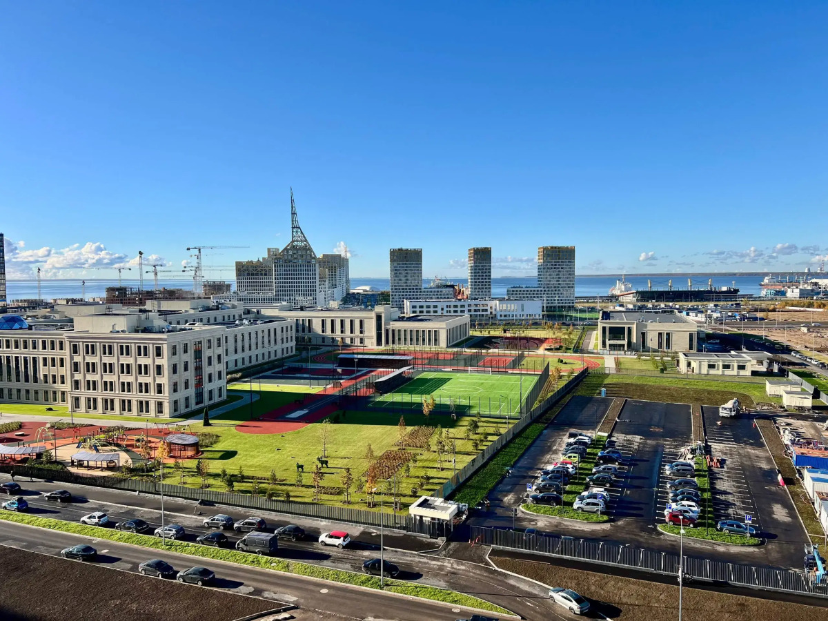 Просторная Евро2к на 12 этаже с видом на Финский залив