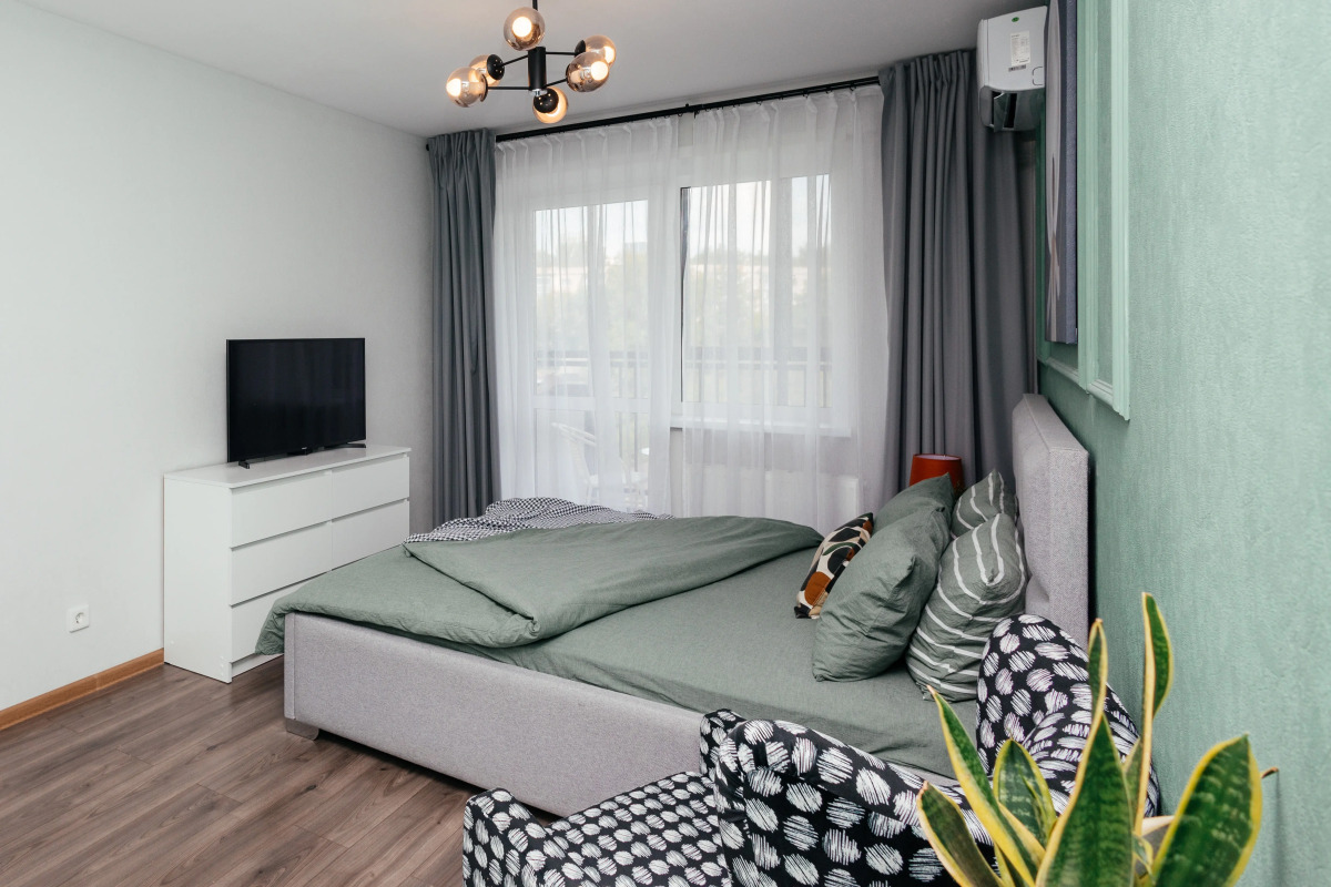 Квартира Стильная 1К Рядом с Зоопарком и Набережной 1-я Подлесная 1