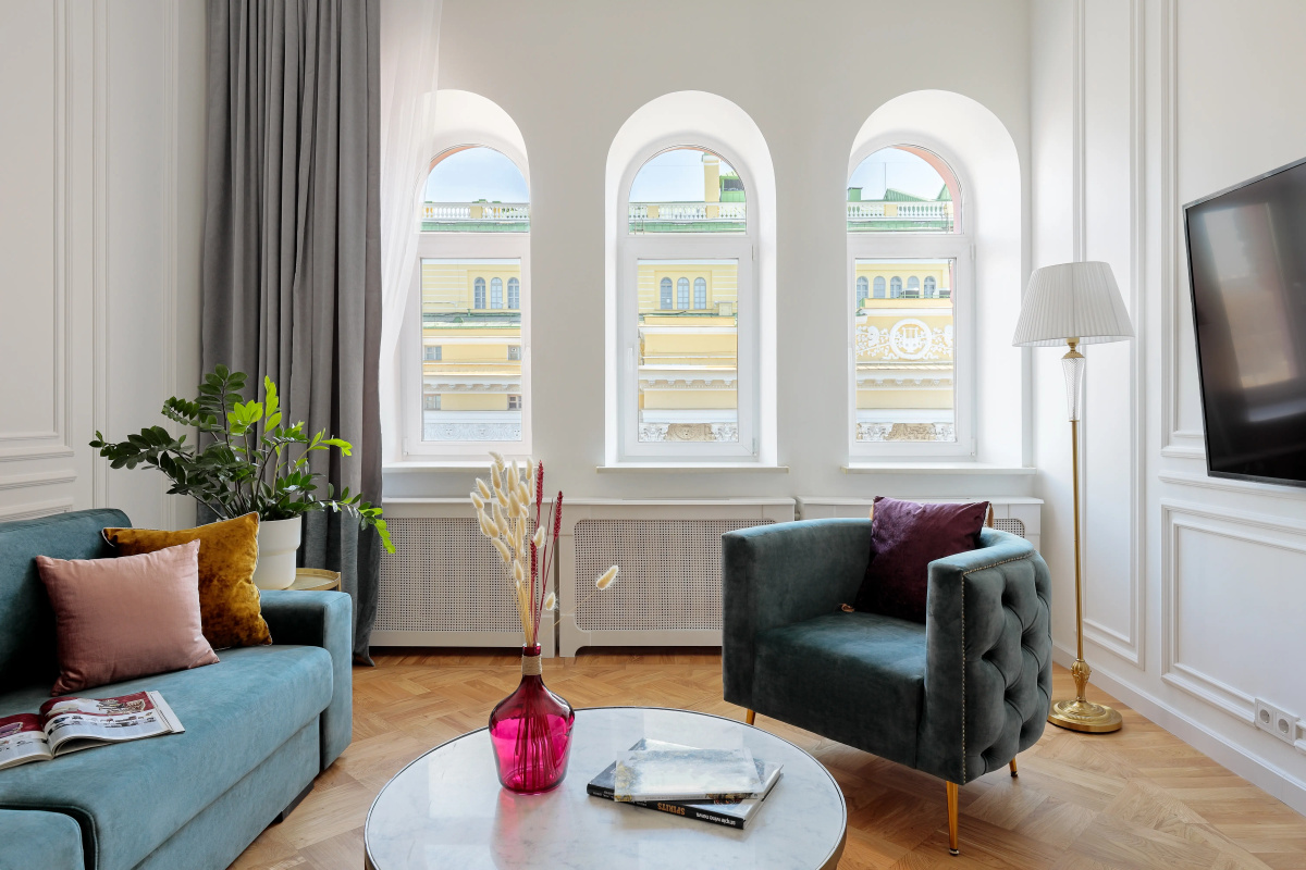 Апартаменты Minin Apartments с видом на Александринский Театр 130 кв.м.