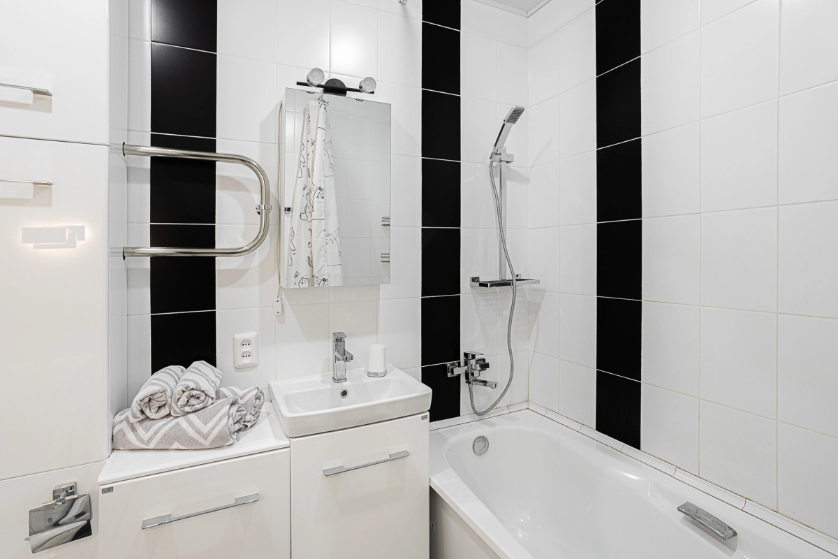 Уютная студия с видом на город