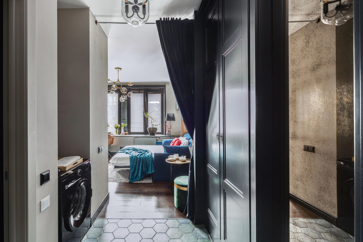 Апартаменты Lalapart Black Emerald с сауной в ЖК Савеловский Сити