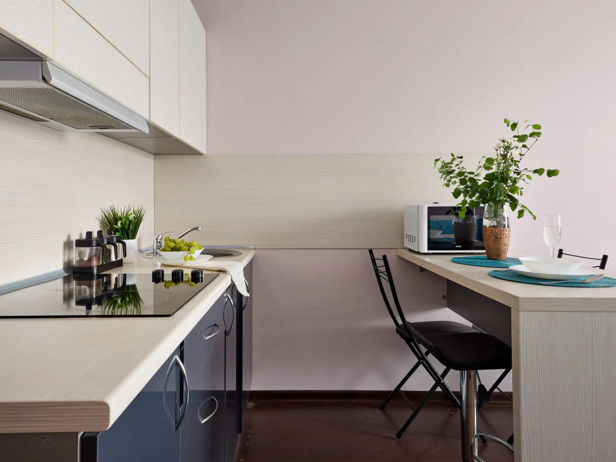 Квартира Студия Бирюза в 3 минутах пешком от метро Лесная