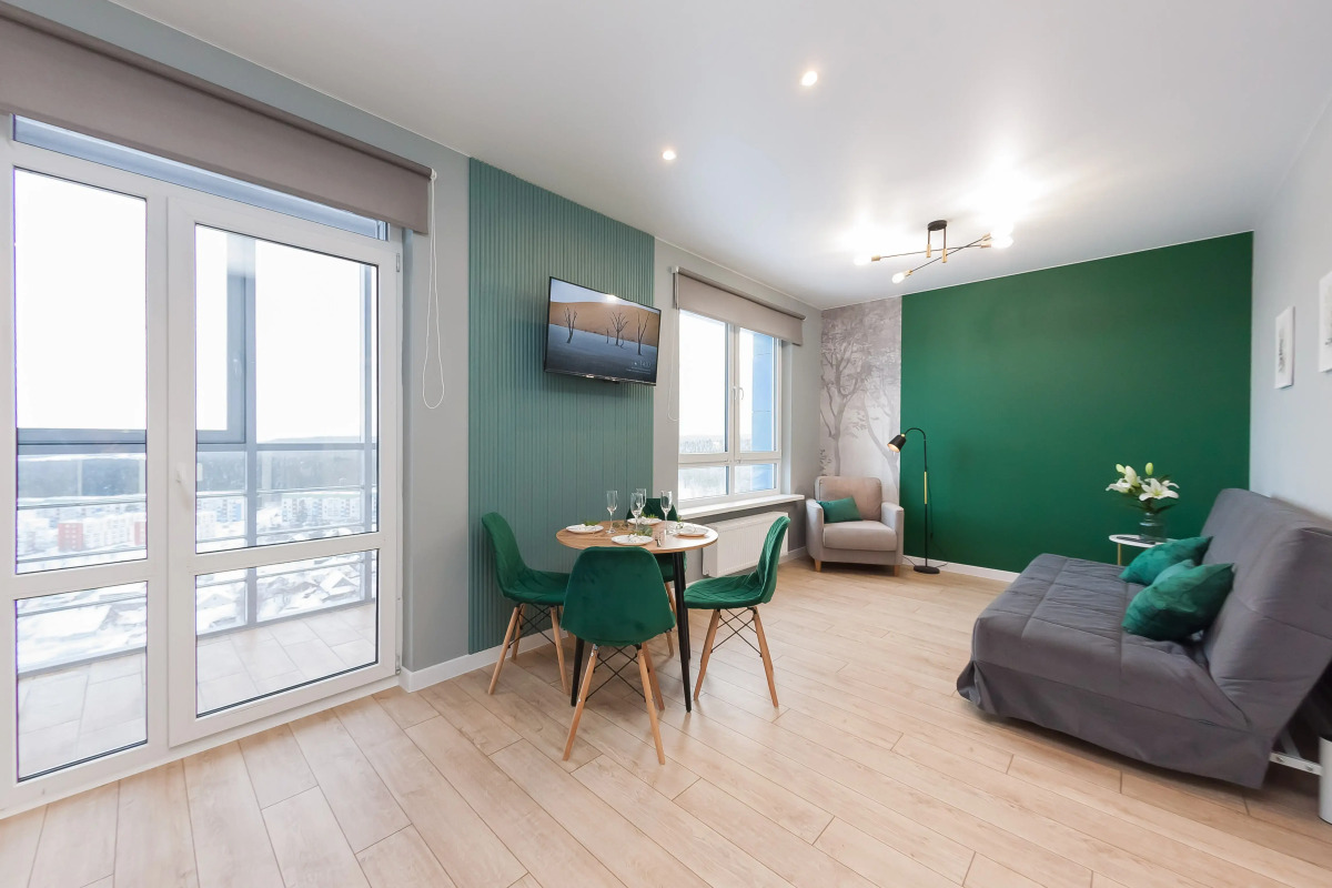 Апартаменты Уютная евро-2 Изумруд