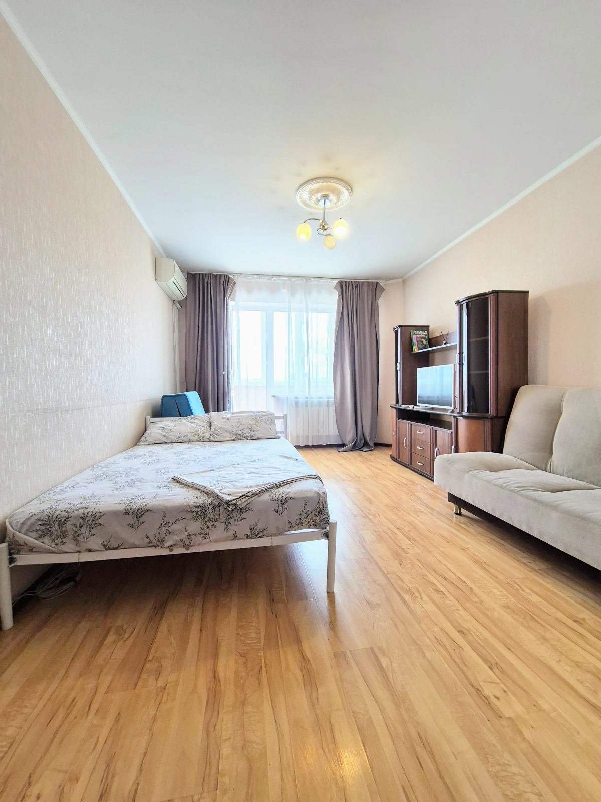 Квартира 2 комнаты центр кондиционер балкон чистая вода