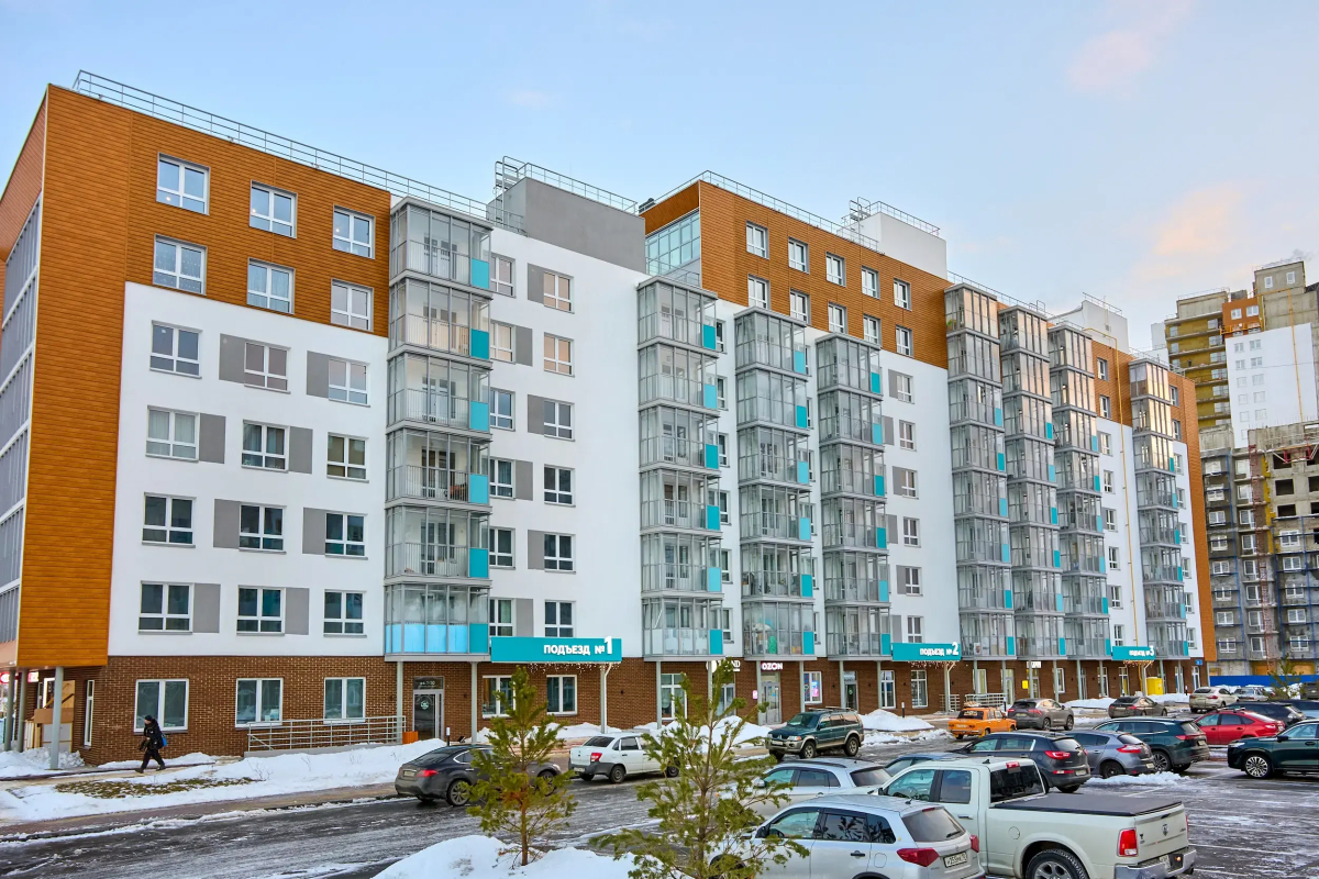 Квартира в новом доме у озера (ап. Нордикхаус 9)