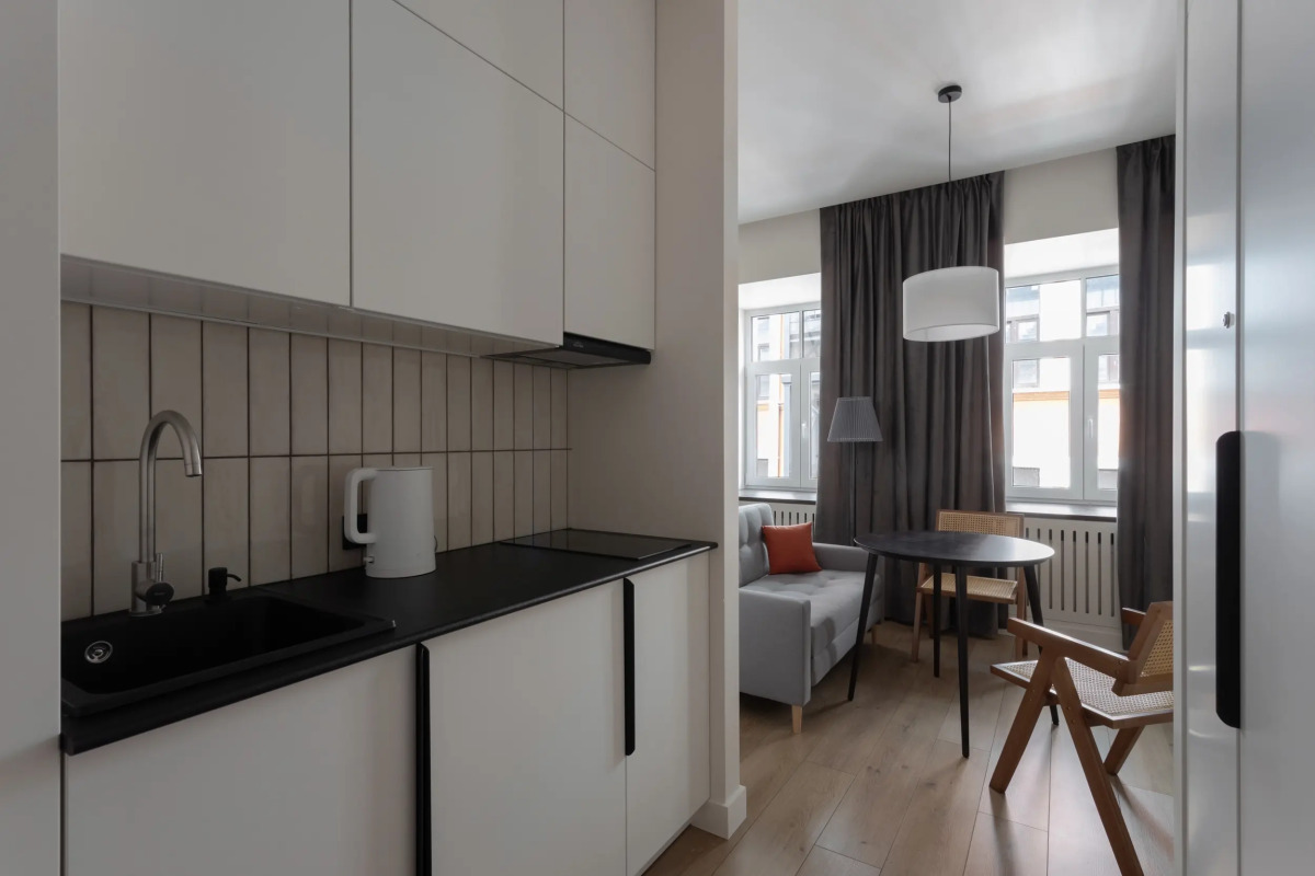 Апартаменты Mosaic на Тележной 29Г White