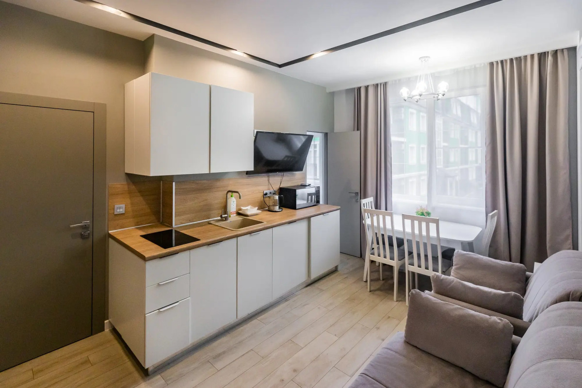 Апартаменты 2х Комнатная Квартира с Ремонтом Green Studio 3