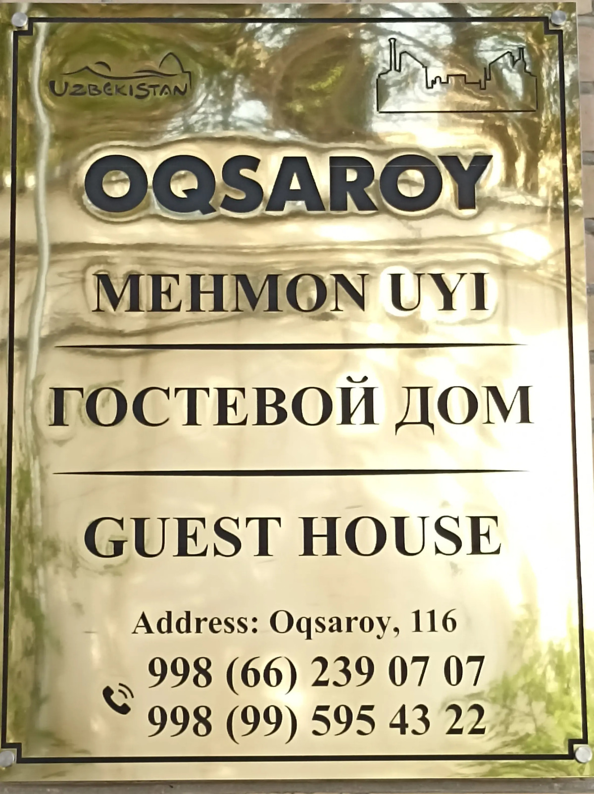 Гостевой Дом Oq Saroy