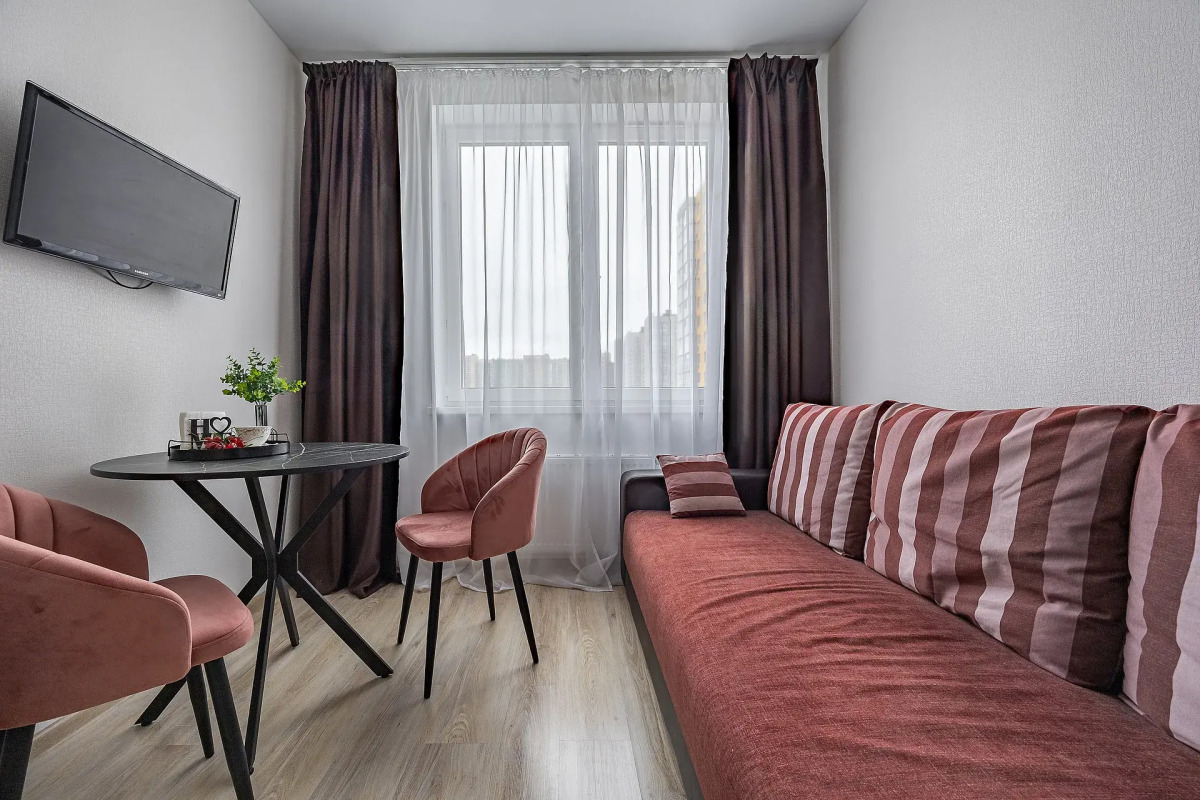 Квартира Уютная евро-однушка с модульными спальными местами