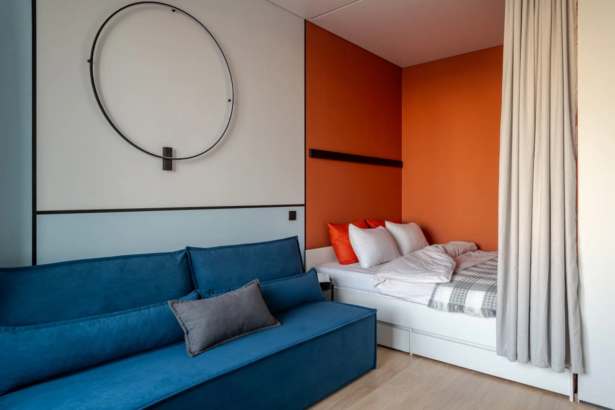 Апартаменты LEVEL Нагатинская c 1 спальней