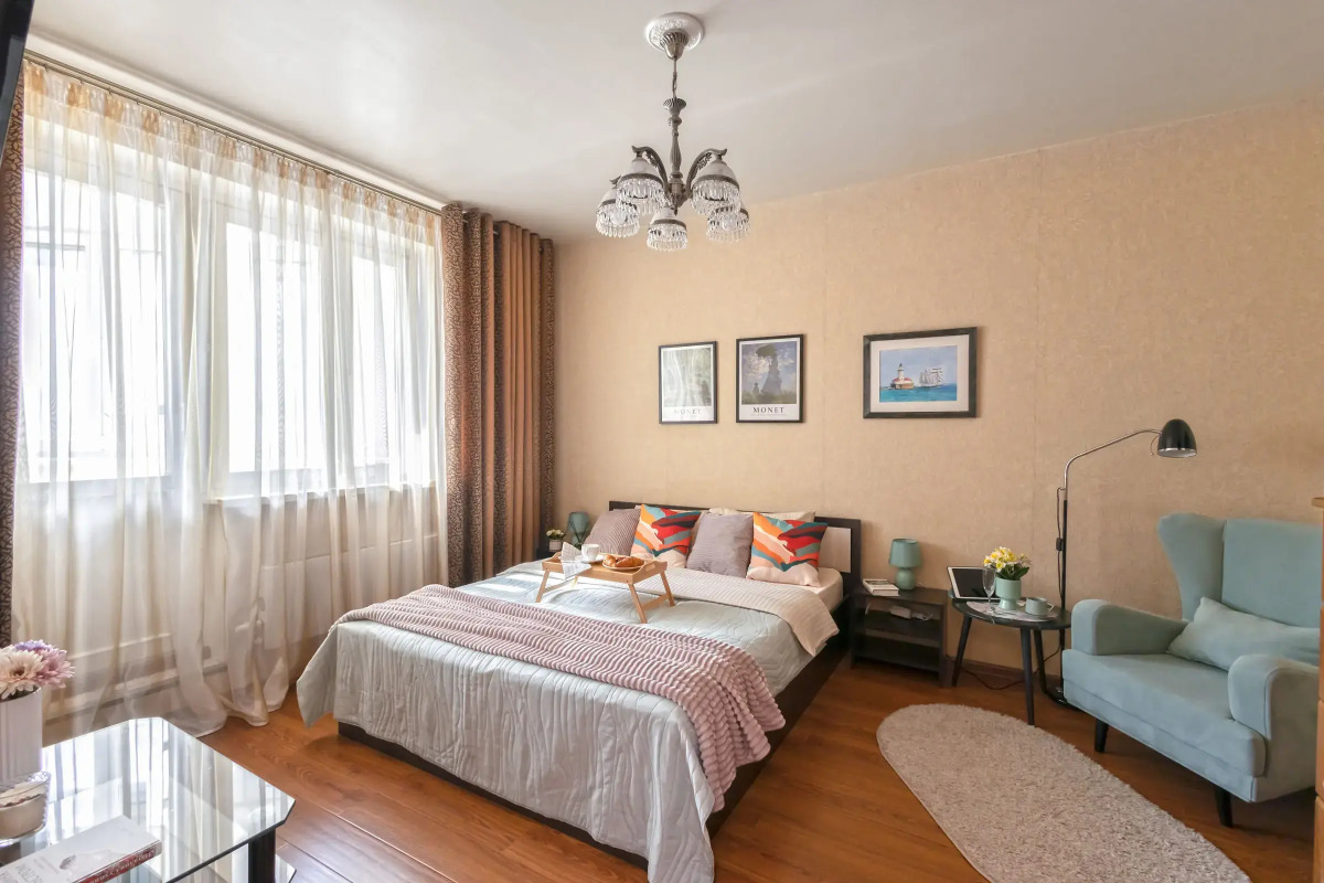 Квартира 1-комнатная у метро Улица Скобелевская