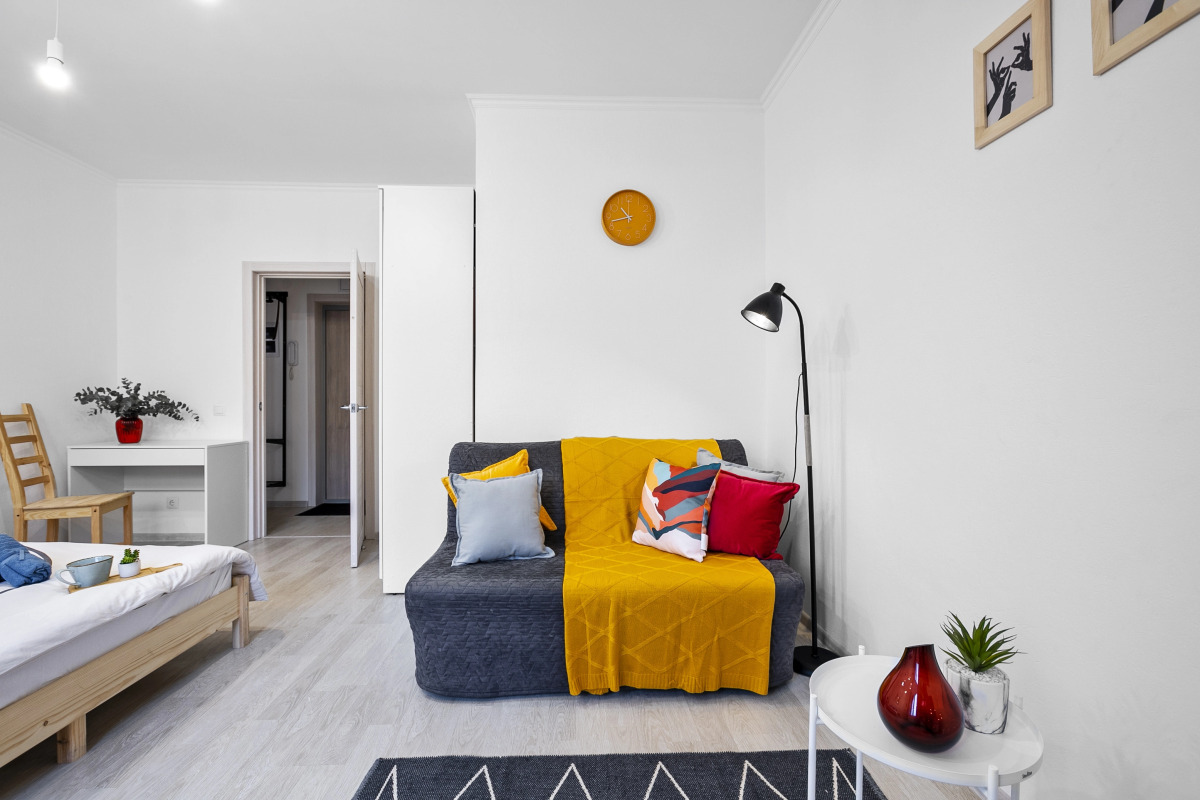 Great view 2-rooms Apartment 2 Min Walk to Raykin Plaza 2