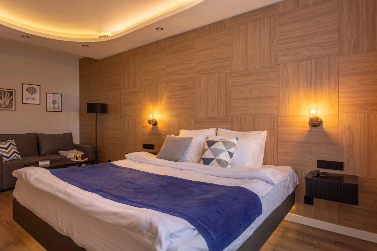 Квартира на Пулковском Шоссе с Большой Кроватью