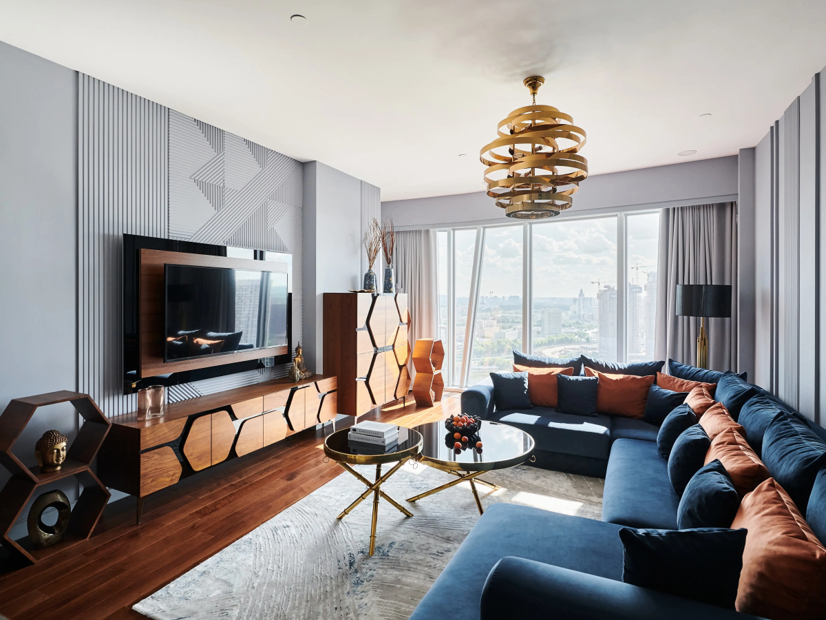 Квартира GM Apartments Шикарная Двушка в Москва Сити в Башне Око