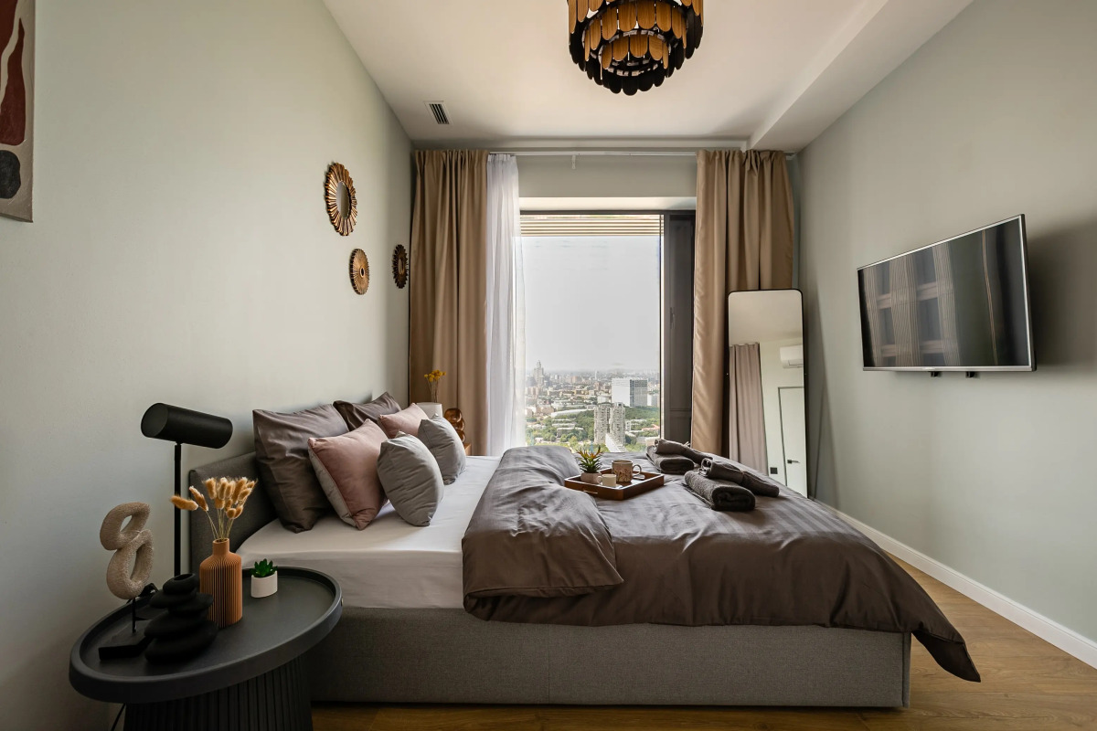 Квартира Бизнес Класс на 52 Этаже с Потрясающим Видом на Москву