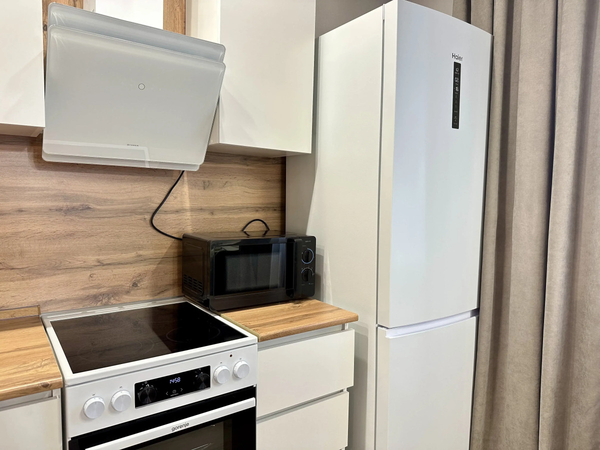 Квартира с панорамным видом на город и Русский мост